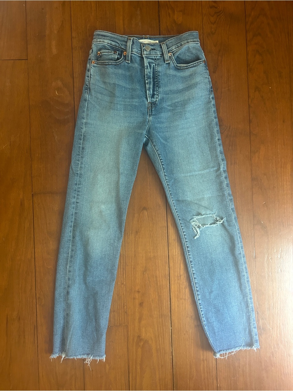 Levi's Blue Wedgie Ankle Straight Women's Jeans